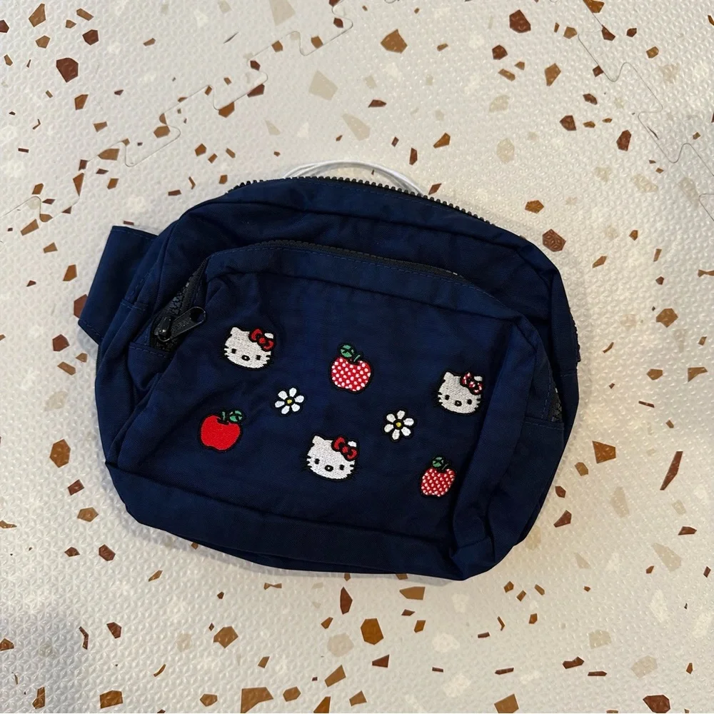 Hello Kitty Navy Blue Baggu Fanny Pack